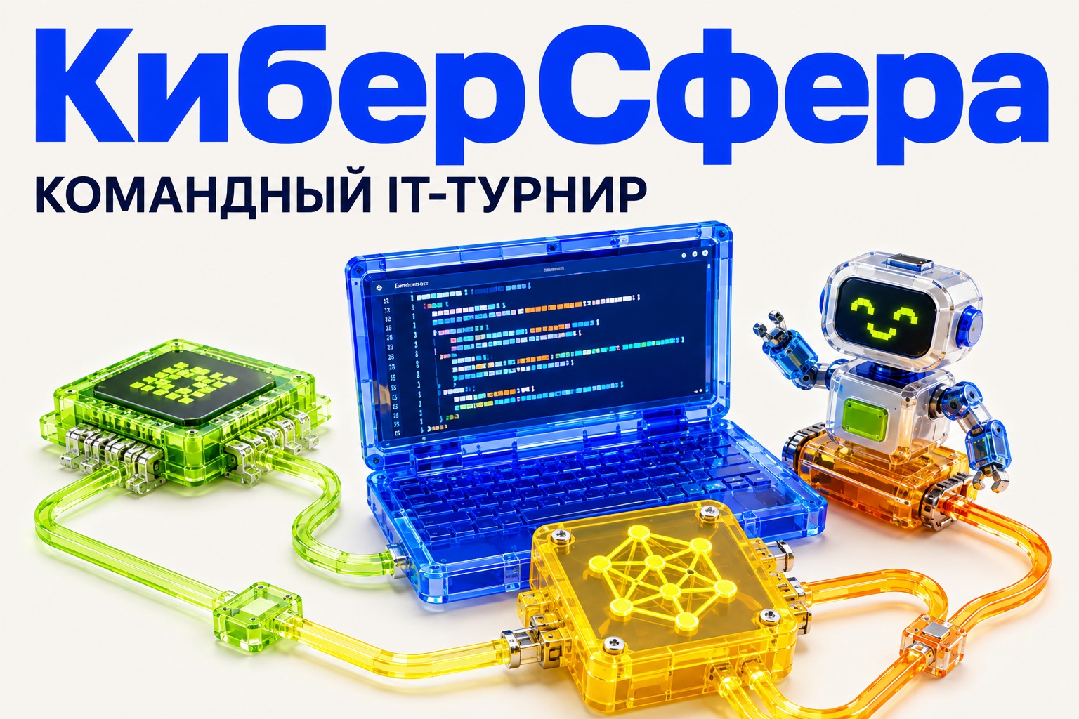 КиберСфера — командный IT-турнир: ноутбук, робот и нейронная сеть